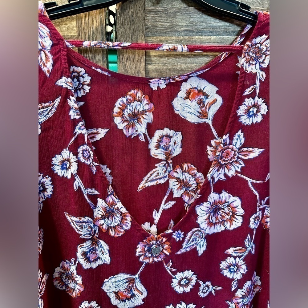 Billabong Floral Boho Mini Dress - Picture 7 of 7